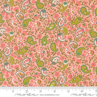 Happy Daze Peaceful Paisley Bubblegum Yardage by Chloe’s Closet for Moda Fabrics | 33845 12