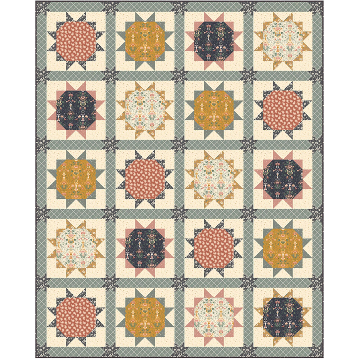 Eclipse Quilt Pattern Pattern by Frannie B Quilting Co. | P172-ECLIPSE
