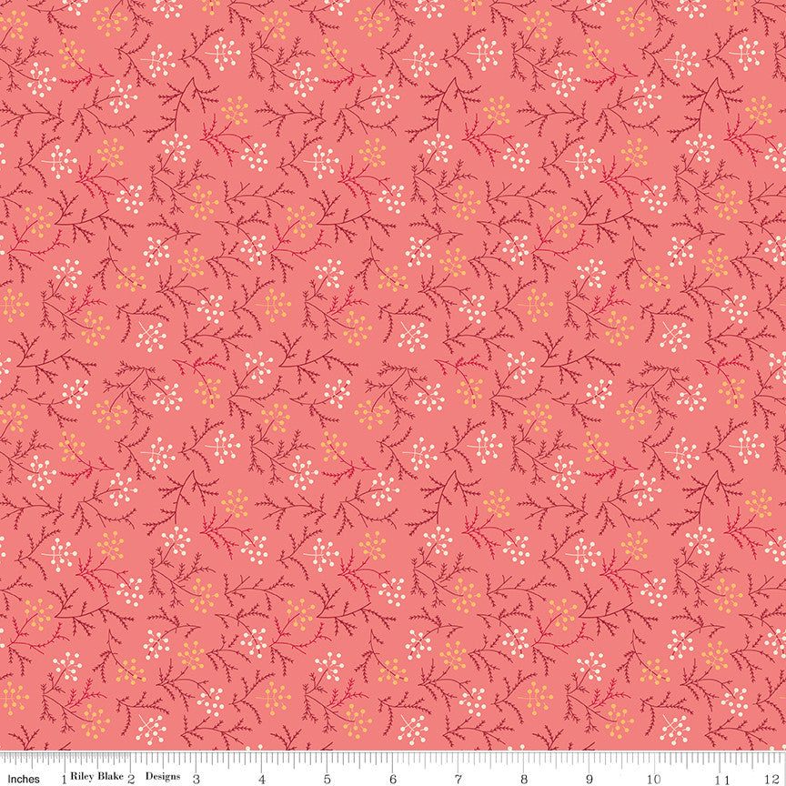 PRESALE Baked With Love Harvest Lipstick Yardage by Lori Holt of Bee in My Bonnet | C17789-LIPSTICK