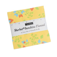 Sherbet Sunshine Flannel Charm Pack 5" by Corey Yoder for Moda Fabrics | 42 Precut 5" Squares