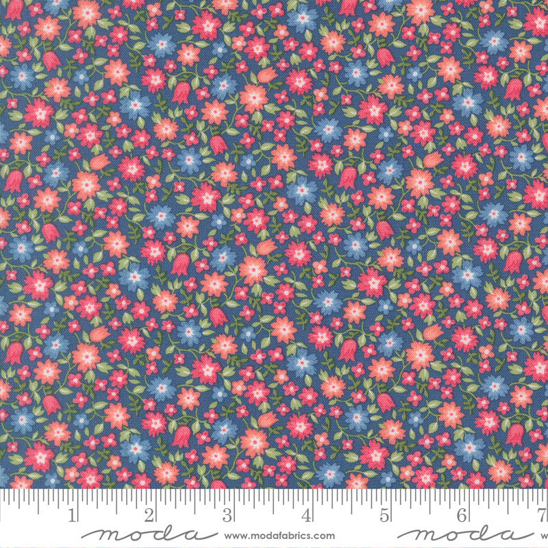 A Cat Named Stitch Lucky Sea Yardage by Camille Roskelley for Moda Fabrics | 55342 14
