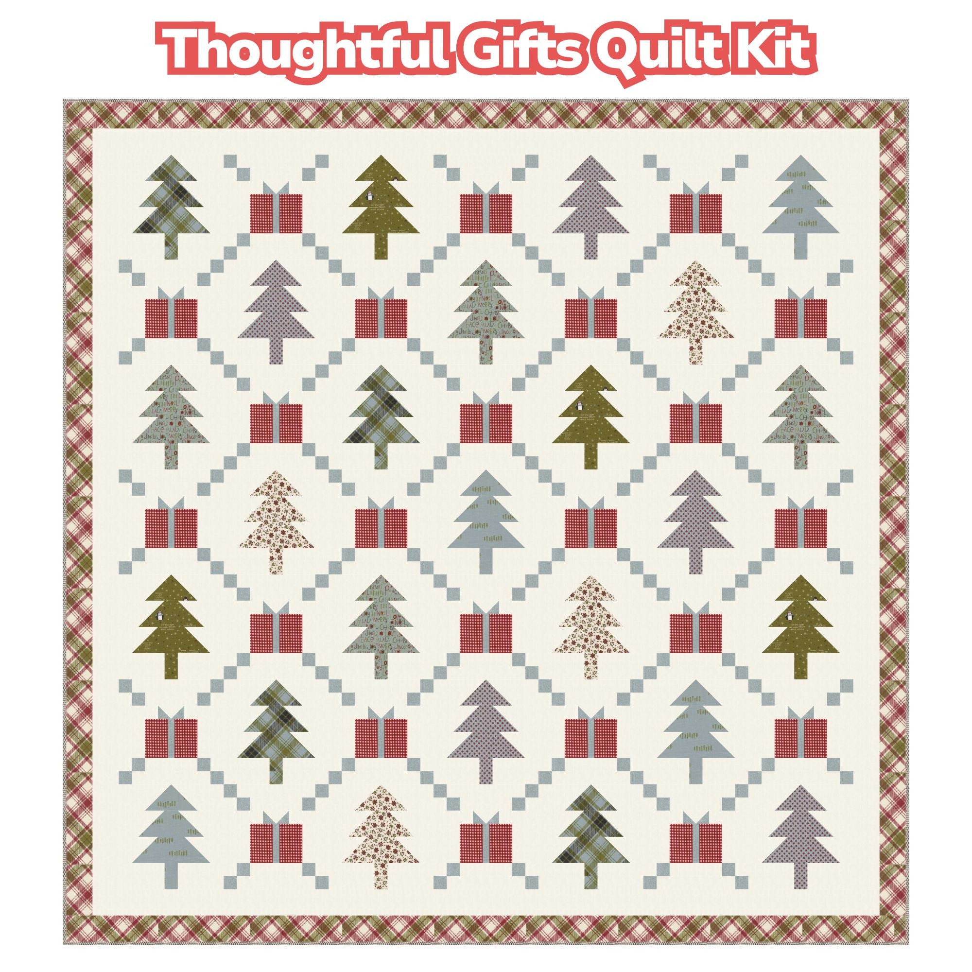 PRESALE Thoughtful Gifts Custom Quilt Kit With Chilly by Sweetwater for Moda Fabrics | Quilt Size 64” x 64”