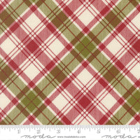PRESALE Chilly Christmas Plaid Red Yardage by Sweetwater for Moda Fabrics | 55715 12