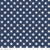 Freedom Garden Stars Blue Yardage by My Mind's Eye for Riley Blake Designs | C15622-BLUE