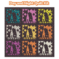 PRESALE Day and Night Custom Quilt Kit With Freaky Familiars by Ruby Star Society | Quilt Size 56" x 56"