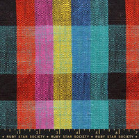 PRESALE 16" Wide Sunshine Toweling Picnic Plaid Black Yardage by Alexia Abegg for Ruby Star Society | RS4142 11