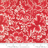 PRESALE Buon Natale Christmas Tapestry Pomegranate Yardage by Fig Tree & Co for Moda Fabrics | 35400 14