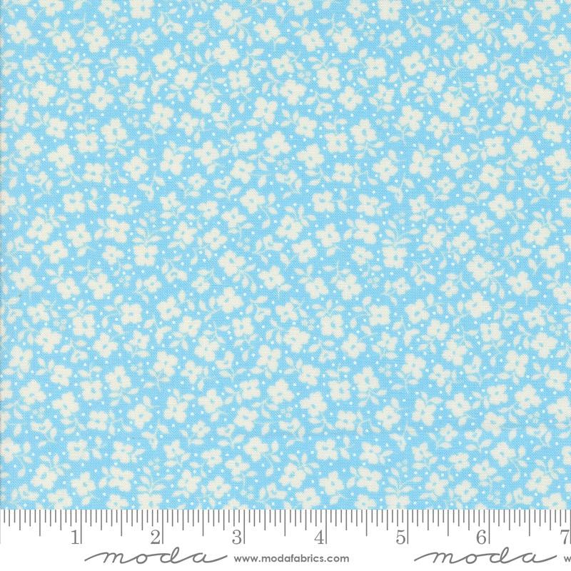 Dainty Meadow Tossed Petals Bluebell Yardage by Heather Briggs of My Sew Quilty Life for Moda Fabrics | 31745 23