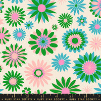 Carousel Kaleidoscope Natural Yardage by Melody Miller for Ruby Star Society | RS0097 11