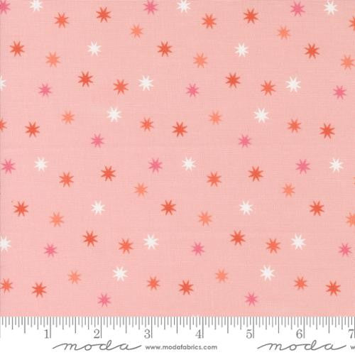 Hey Boo Bubble Gum Pink Practical Magic Stars Yardage by Lella Boutique for Moda Fabrics | 5215 13  | Cut Options Available