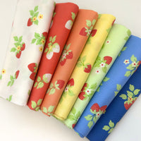 Fruit Salad Custom Half Yard Bundle Strawberries by Corey Yoder for Moda Fabrics | 7 Half Yard Cuts | Curated Bundle