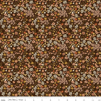 Worth Repeating Flower Garden Coffee Yardage by Sandy Gervais for Riley Blake Designs | C18262-COFFEE