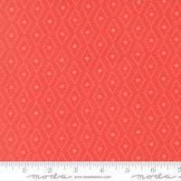 PRESALE Poinsettia and Pear Argyle Geranium Yardage by Sherri & Chelsi for Moda Fabrics | 37716 16