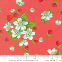 PRESALE Bloomsberry In Bloom Nantucket Red Yardage by Camille Roskelley for Moda Fabrics | 55350 17