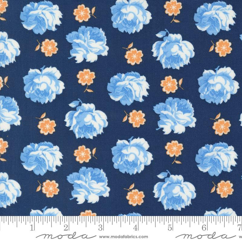 Denim and Daisies Denim Skirt Midnight Jeans Yardage by Fig Tree for Moda Fabrics |35382 18