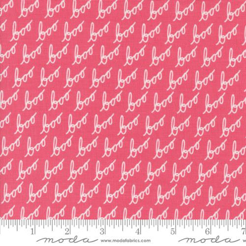 Hey Boo Love Potion Pink Boo Yardage by Lella Boutique for Moda Fabrics | 5212 14  | Cut Options Available