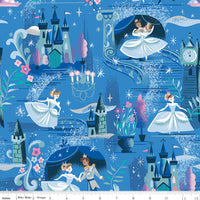 PRESALE Wishes The Ball Blueberry Sparkle Yardage by Jill Howarth for Riley Blake Designs | SC18070-BLUEBERRY