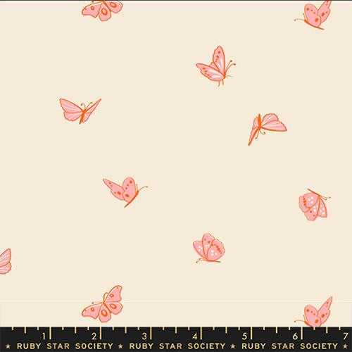 Flowerland Natural Butterflies Yardage by Melody Miller for Ruby Star Society and Moda Fabrics | RS0072 11