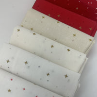 Sparkler Seasonal Basics Custom Fat Quarter Bundle Patriotic for Riley Blake Designs | 7 FQs | Curated Bundle