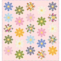 Fresh as a Daisy Custom Quilt Kit With Little Darlin' by the RBD Designers | Quilt Size 59 1/2" x 63 1/2"
