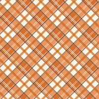 Shades of Autumn Orange Sparkle Plaid by My Mind's Eye for Riley Blake Designs |SC13476 ORANGE