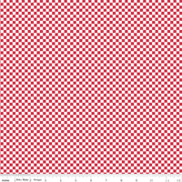 Check Please! 1/4" Check Red Yardage by The RBD Designers for Riley Blake Designs | C820-RED