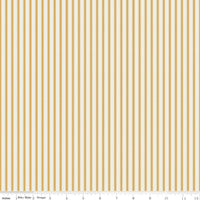 PRESALE Ivy Reese Ticking Golden Yardage by Deena Rutter for Riley Blake Designs | C16605-GOLDEN
