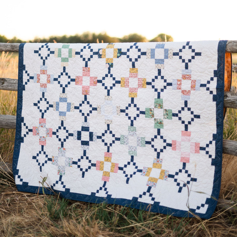 Ebb and Flow Custom Quilt Kit With Ivy Reese by Deena Rutter for Riley Blake Designs | Quilt Size 77" x 77"