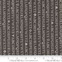 Agatha Road Alphabet Midnight Yardage by Fig Tree & Co for Moda Fabrics | 35411 15