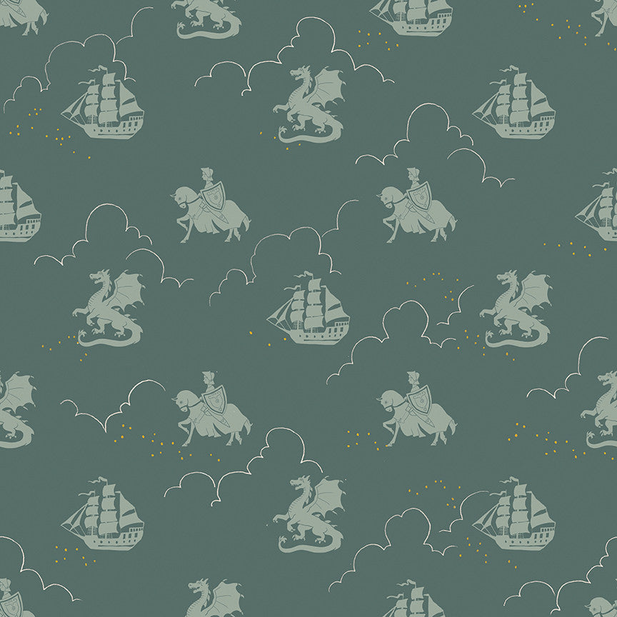 PRESALE Story Land In the Knight Forest Yardage by Sarah Jane for Riley Blake Designs | C18304-FOREST