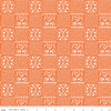 Happy Fall Days Vintage Squares Orange Yardage by Kelsey Carlson for Riley Blake Design | C16343-ORANGE