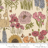 PRESALE My Secret Garden Garden Bunnies Cloud Yardage by Stacy Iest Hsu for Moda Fabrics | 20982 11
