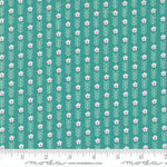 Strawberry Lemonade Teal Small Blooms Yardage by Sherri and Chelsi for Moda Fabrics |37673 21