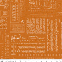 TYPE/ography Amber Yardage by Lori Holt of Bee in My Bonnet for Riley Blake Designs | C16850-AMBER