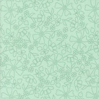 Sherbet Sunshine Flannel Sunshine Sketch Sea Glass Yardage by Corey Yoder for Moda Fabrics | 29223 25F