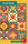 Zinnia Seeds Quilt Pattern by Heather Peterson of Anka's Treasures  | P154-ZINNIAPATCH