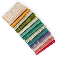 Spring Fabric Bundle | TYPE/ography by Lori Holt of Bee in my Bonnet | 13 Pieces | Curated Fat Quarter or Half Yard Bundle