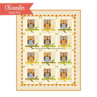 PRESALE Olivander Custom Quilt Kit | Butternut and Sage by Fig Tree & Co for Moda Fabrics | Quilt Size 52 1/2” x 67 1/2”