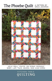 The Phoebe Quilt G Quilt Pattern by Erica Jackman of Kitchen Table Quilting | KTQ 164