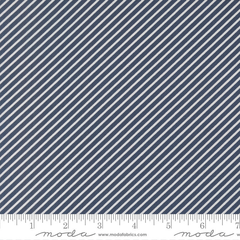 PRESALE Delightfully Yours Stripe Navy by Sherri & Chelsi for Moda Fabrics | 37708 19