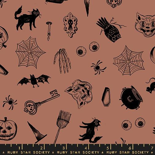 Good Spirits Curios S'mores Yardage by Ruby Star Society Halloween Fabric | RS5135 14 | Cut Options