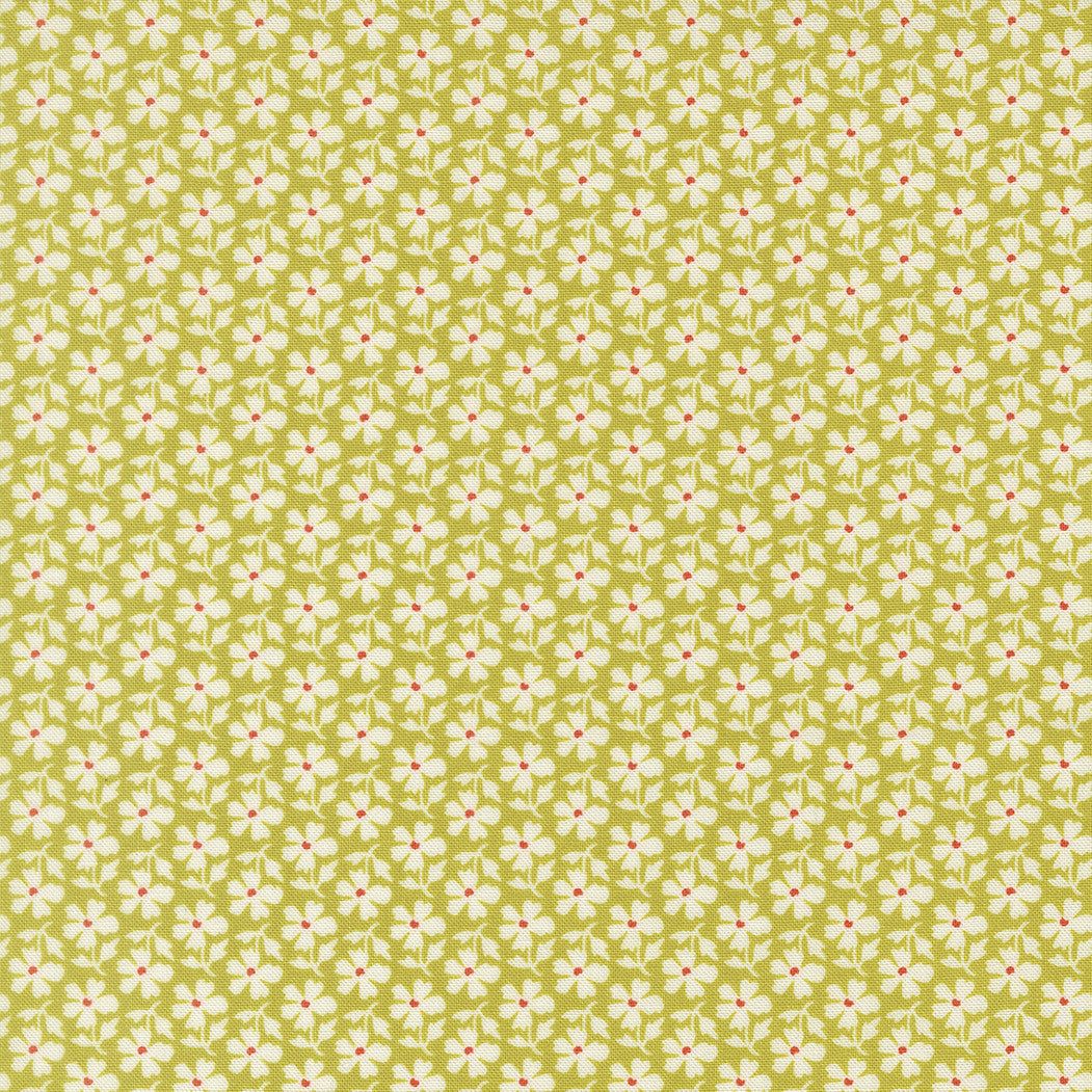 Summers End Daisies Grass Yardage by Fig Tree & Co for Moda Fabrics | 35434 18