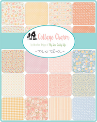 PRESALE Cottage Charm Wallpaper Florals Pear Yardage by Heather Briggs of My Sew Quilty Life for Moda Fabric | 31750 23