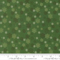 PRESALE Holiday Cheer Snow Flurry Evergreen Yardage by Stacy Iest Hsu for Moda Fabrics | 20976 14