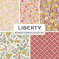 PRESALE Half Yard Bundle | Meadow Flowers by Liberty Fabrics for Riley Blake Designs | 5 Half Yard Cuts | Curated Bundle