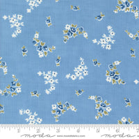 Grand Haven Blooming Garlands Sky Yardage by Minick & Simpson for Moda Fabrics | 14983 16