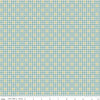 Piece & Plenty Plaid Lagoon Yardage by Lori Holt of Bee in my Bonnet for Riley Blake Designs | C15880-LAGOON