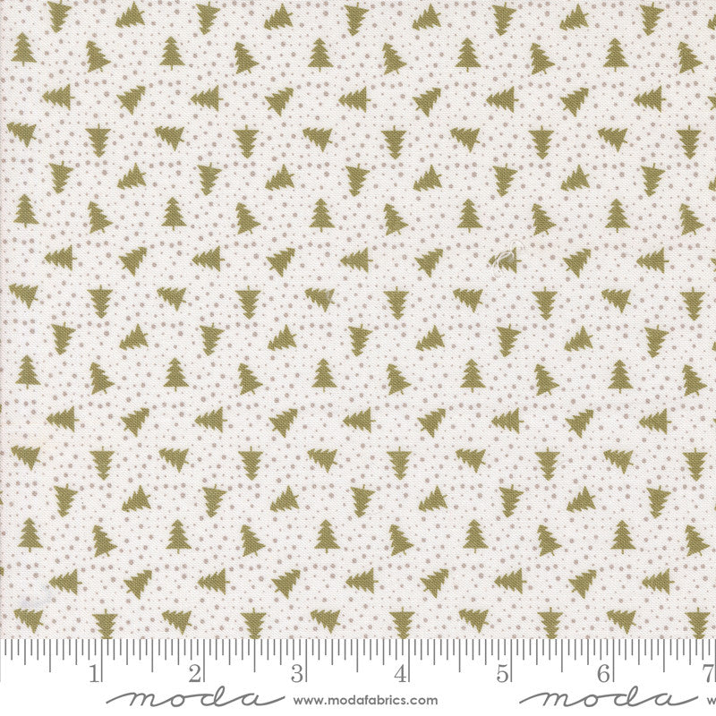 PRESALE Berry And Pine Little Trees Sage Yardage by Lella Boutique for Moda Fabrics | 5245 22