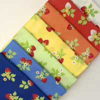Fruit Salad Custom Half Yard Bundle Strawberries by Corey Yoder for Moda Fabrics | 7 Half Yard Cuts | Curated Bundle