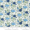 PRESALE Blueprint Bloomsbury White Multi Yardage by Camille Roskelley for Moda Fabrics | 55333 11